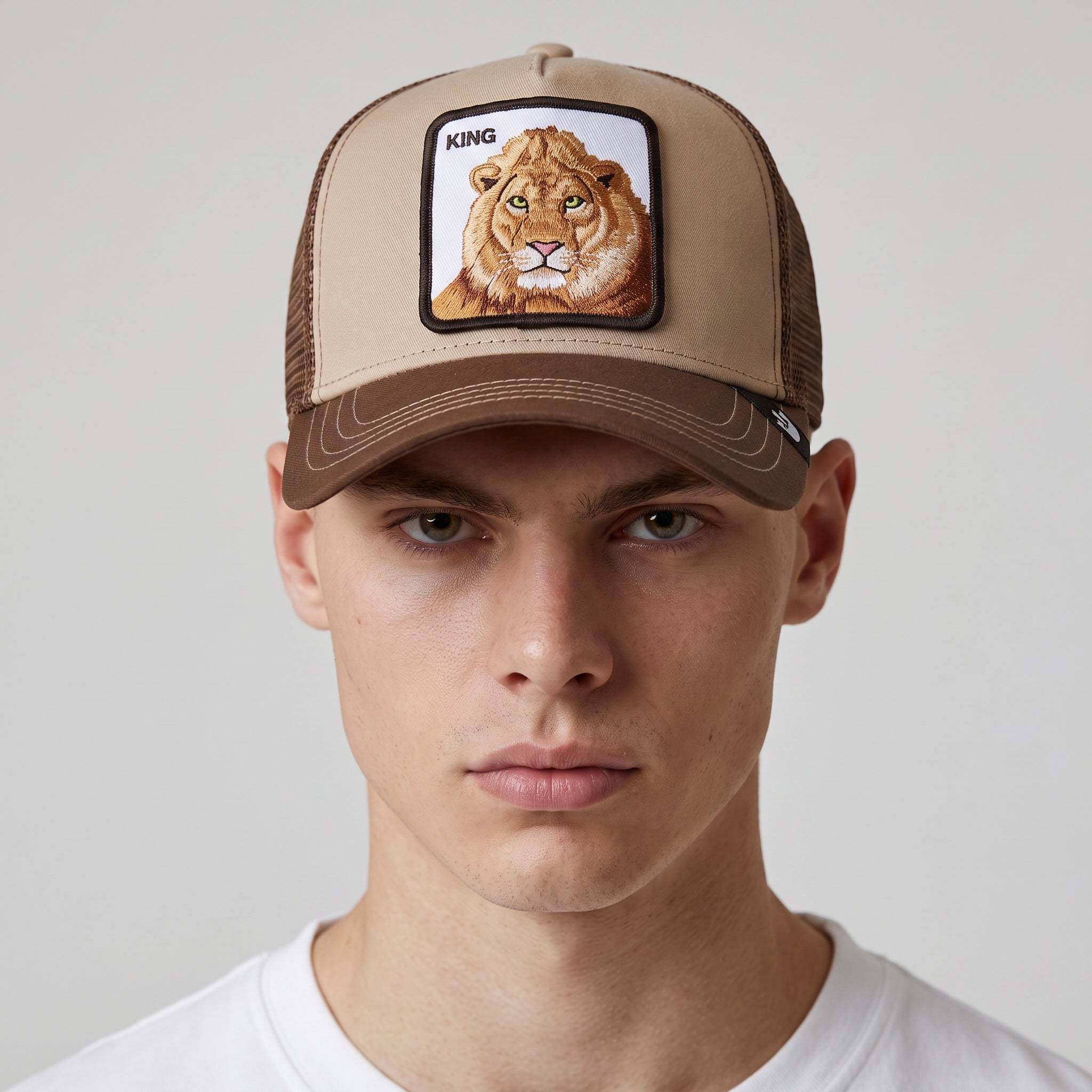 Goorin Bros King Trucker Cap – Brown Lion 🦁🎩