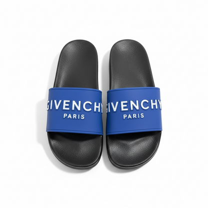 Givenchy Paris Logo Slides – Blue & Black Edition 🔵🖤