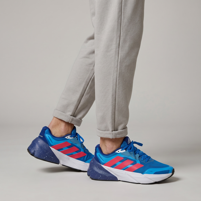 🔥⚡ Adidas Performance Running Sneakers Blue & Pink – Lightweight Sport Training Shoes 👟💙