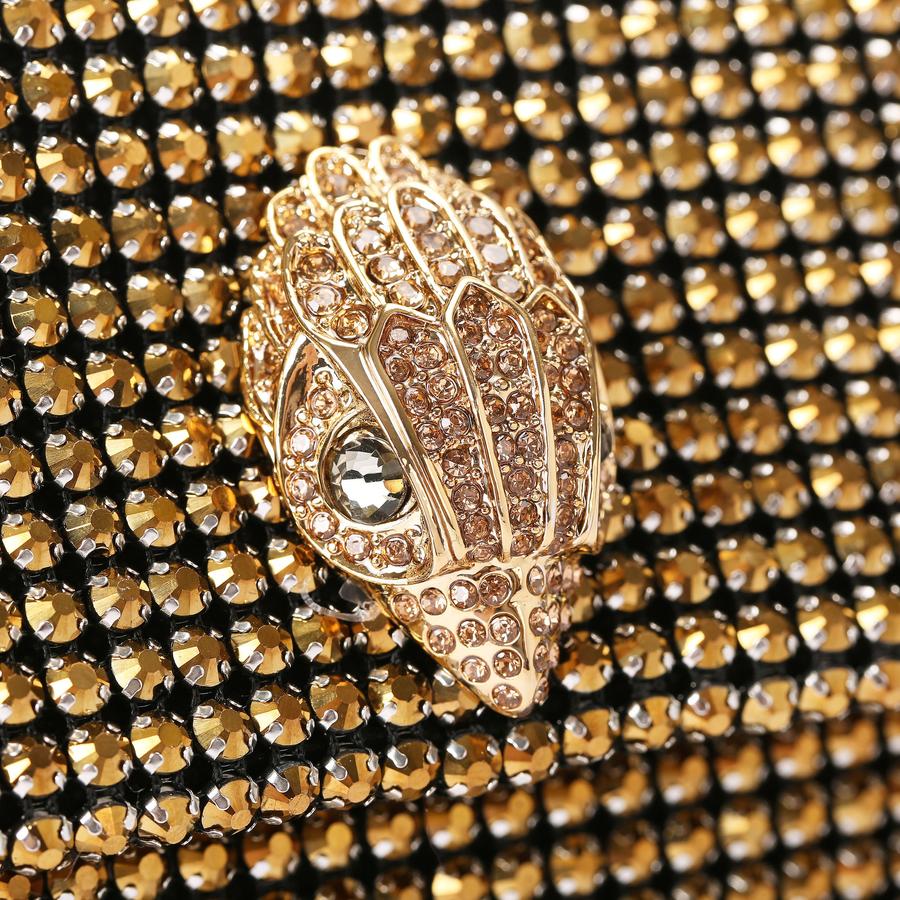 Kurt geiger  Crystal Mesh Bag – Gold ✨