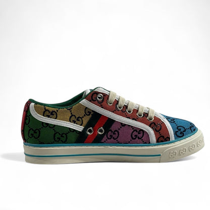 Gucci Tennis 1977 Multicolor Monogram Sneakers 🎾🌈