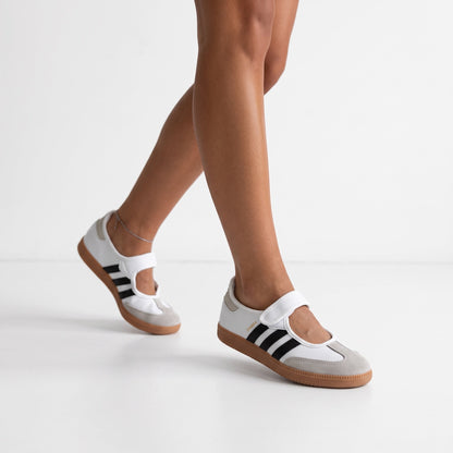 Adidas Samba Mary Jane Gum — White & Black