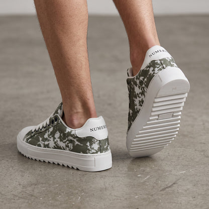 Numeris Low-Top Sneaker – Green Camo 🌿👟