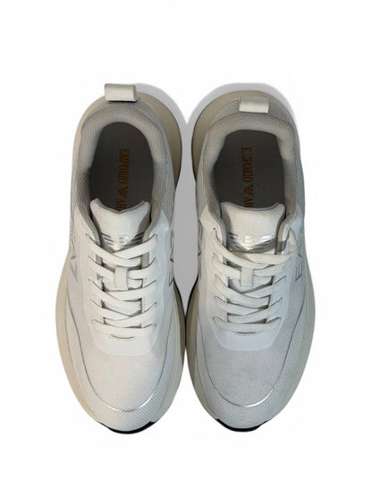 EA7 Emporio Armani White Sneakers 🤍⚡ | Clean Sport Luxury