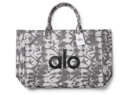 Alo Oversized Logo Tote – Grey Marble 👜🖤