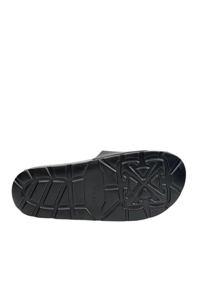 OFF-WHITE Logo Slides – Black Edition ⚫🔥