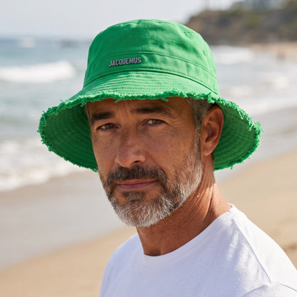 Jacquemus Artichaut Bucket Hat – Frayed Green 🌿