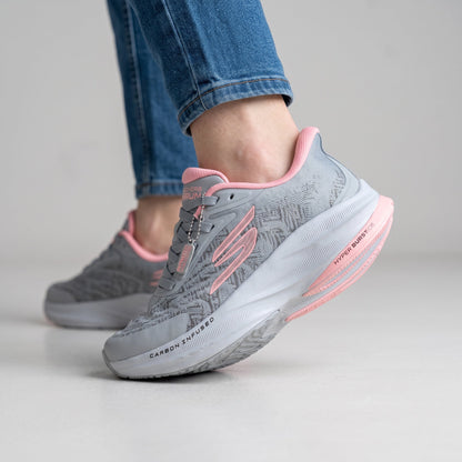 Skechers Running Sneaker – Grey & Pink 👟💕