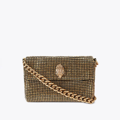 Kurt geiger  Crystal Mesh Bag – Gold ✨