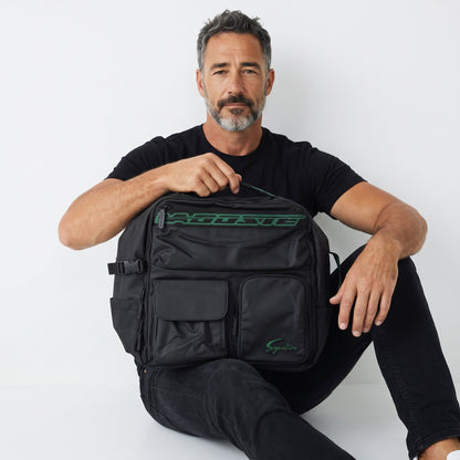 Lacoste Adventure Backpack – Black/Green 🎒🐊