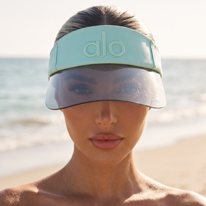 Alo Yoga Iridescent Visor Cap – mint Edition with Box 🌸✨