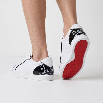 Christian Louboutin Low-Top Sneakers — White & Black