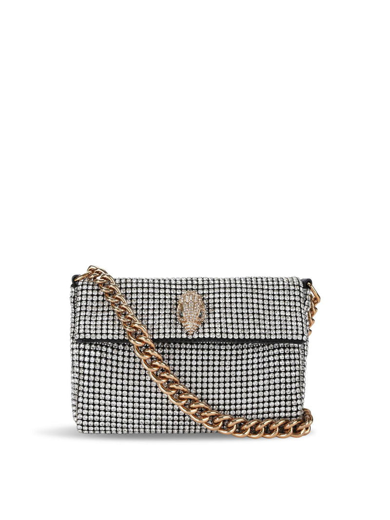 Kurt Geiger Crystal Shoulder Bag – Silver ✨👜