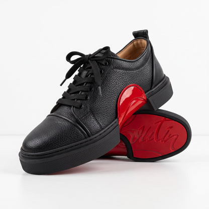 Christian Louboutin Adolon Junior Low-Top Sneaker — Black