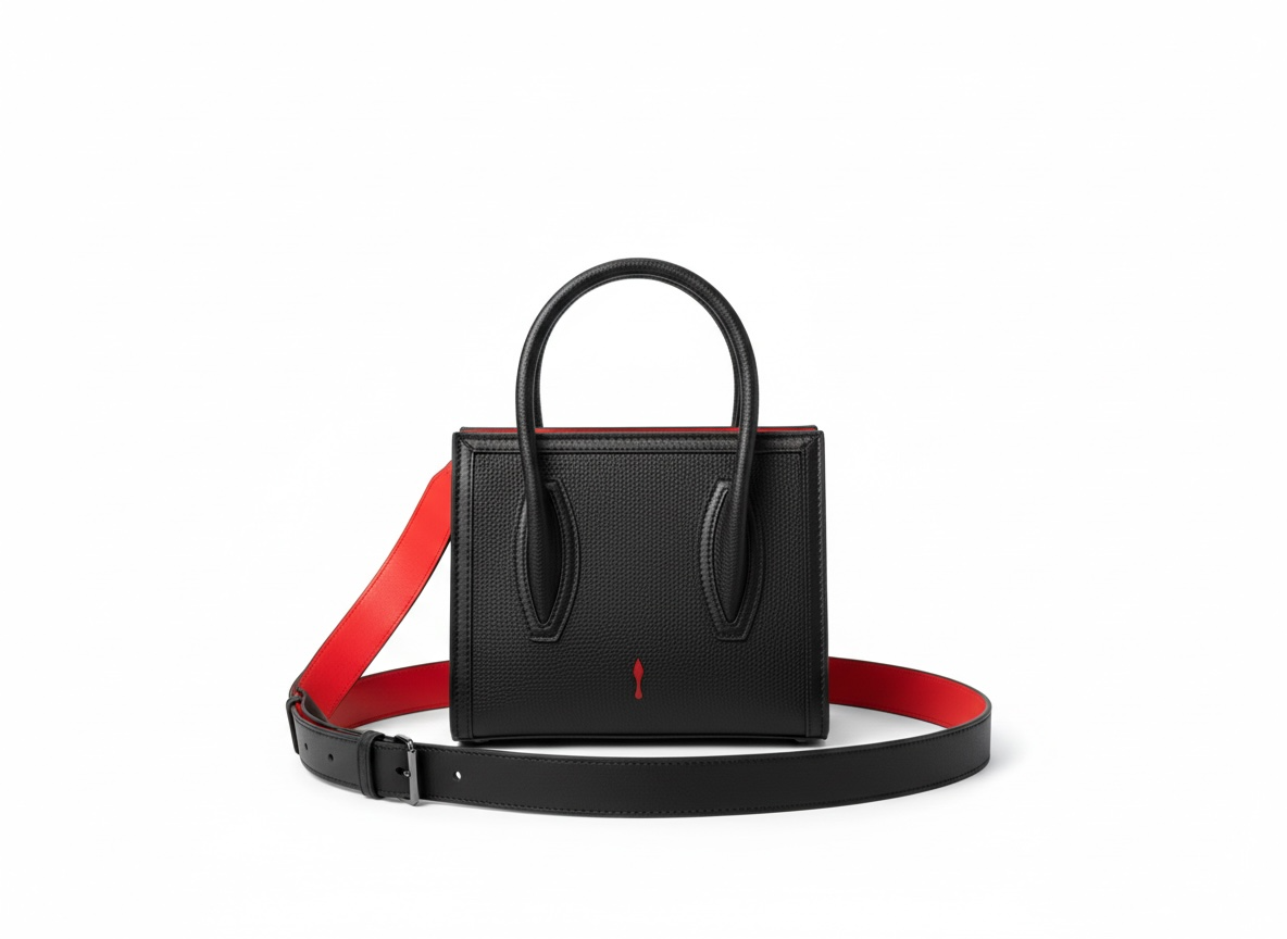 Christian Louboutin Studded Mini Tote 🖤🔥 | Bold Luxury Statement