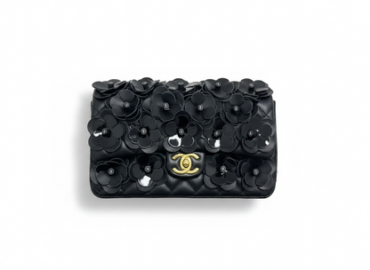 Chanel Black Camellia Statement Bag 🖤✨