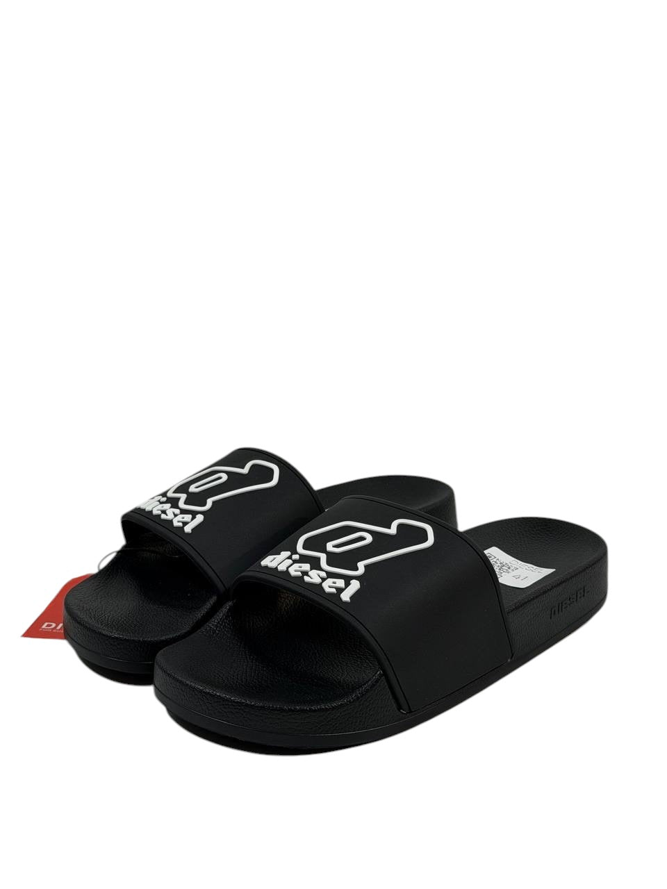 DIESEL Slides – Icon Logo Black Edition ⚫🔥