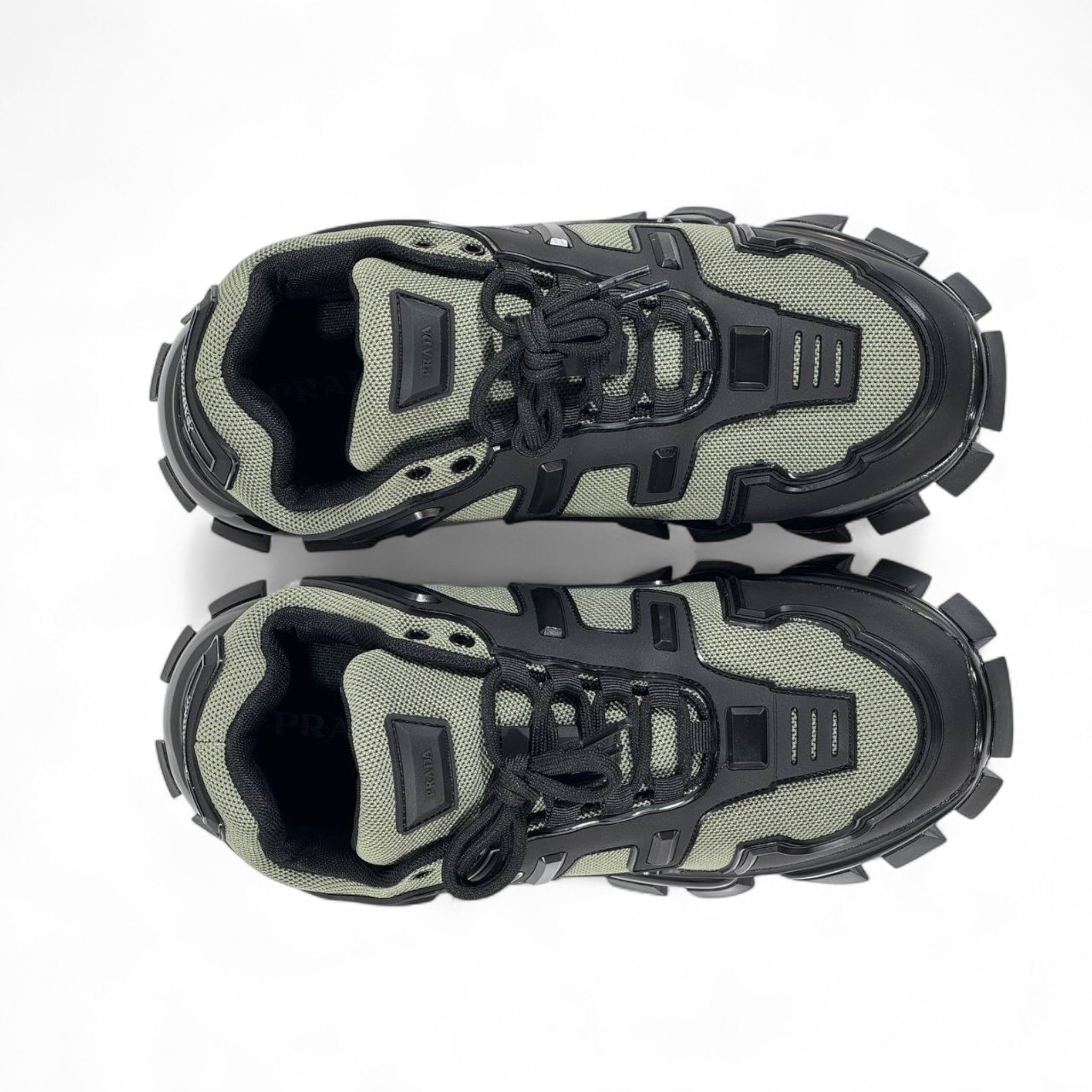 Prada Cloudbust Thunder Sneakers – Black & Olive Edition 🖤💚