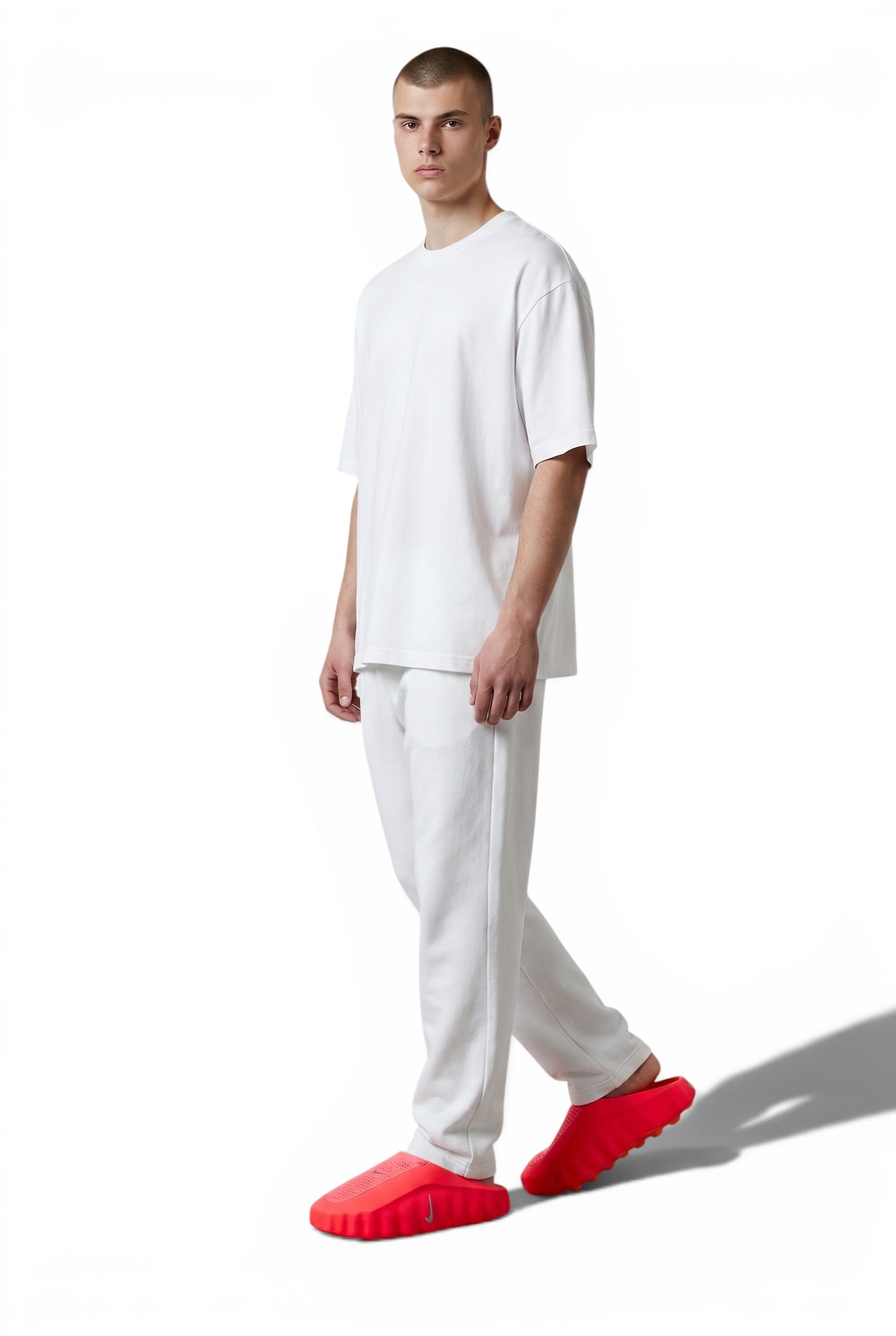 Nike Mind 001 Slides – Bold Red Futuristic Comfort Sandals 🔴⚡ | Lightweight Slip-On Streetwear Slides