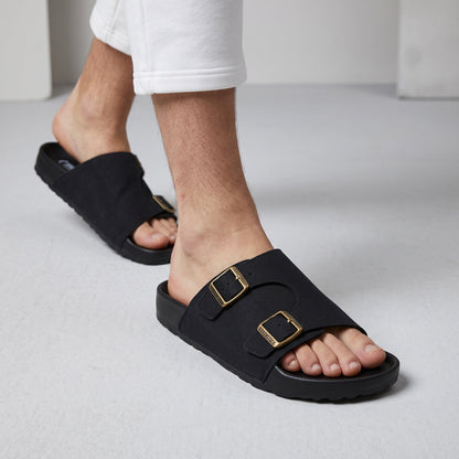 Birkenstock Arizona Sandal – Black Double Buckle 🖤