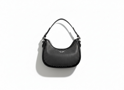 ZADIG & VOLTAIRE Studded Shoulder Bag 🖤✨ | Rock-Chic Icon