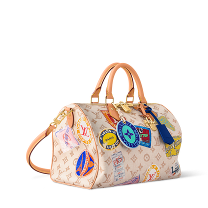 Louis Vuitton Monogram Travel Stickers Speedy Bag 🤍👜✈️
