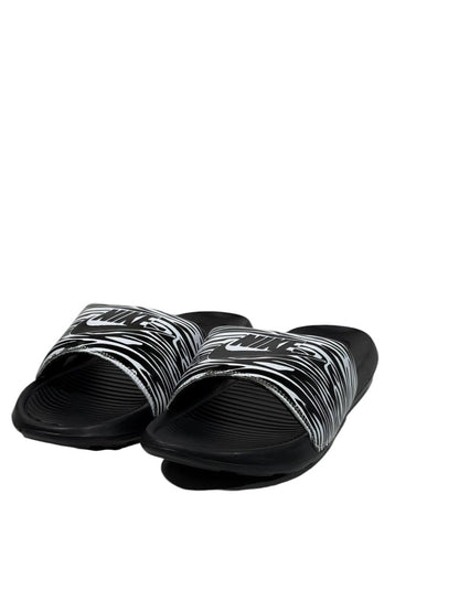 NIKE Zebra Slide Sandals – Black & White Edition 🖤⚡
