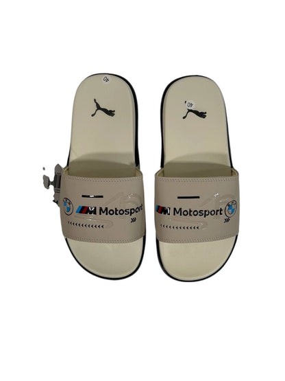 PUMA BMW M Motorsport Slide Sandals – Cream Edition 🤍🏁