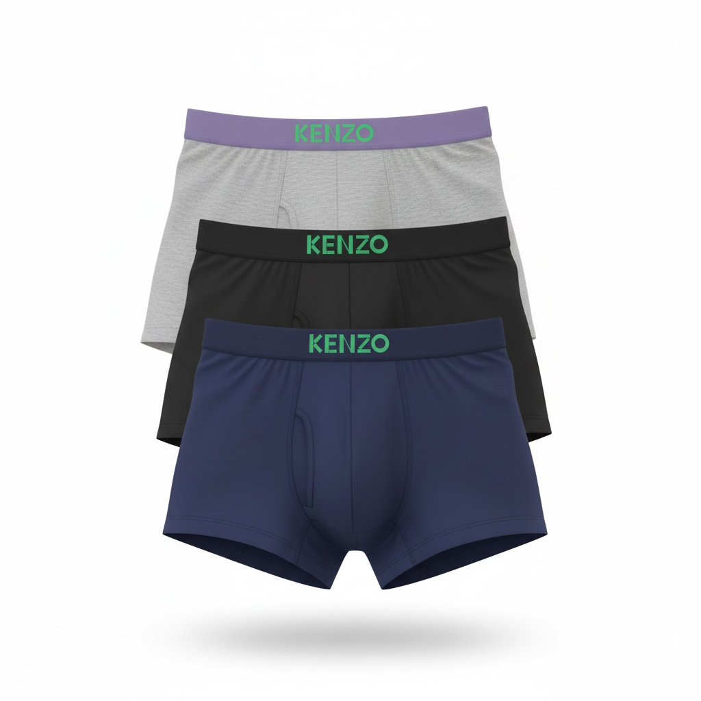 KENZO Boxer Briefs 3-Pack – Sporty Luxury & Everyday Comfort 🩲🔥