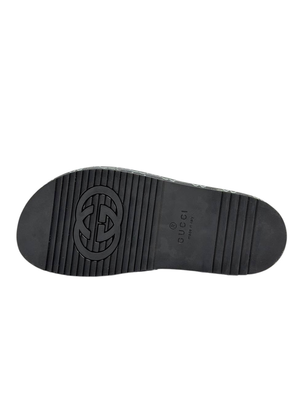 GUCCI GG Canvas Slide Sandals – Black Monogram Edition 🖤🌀
