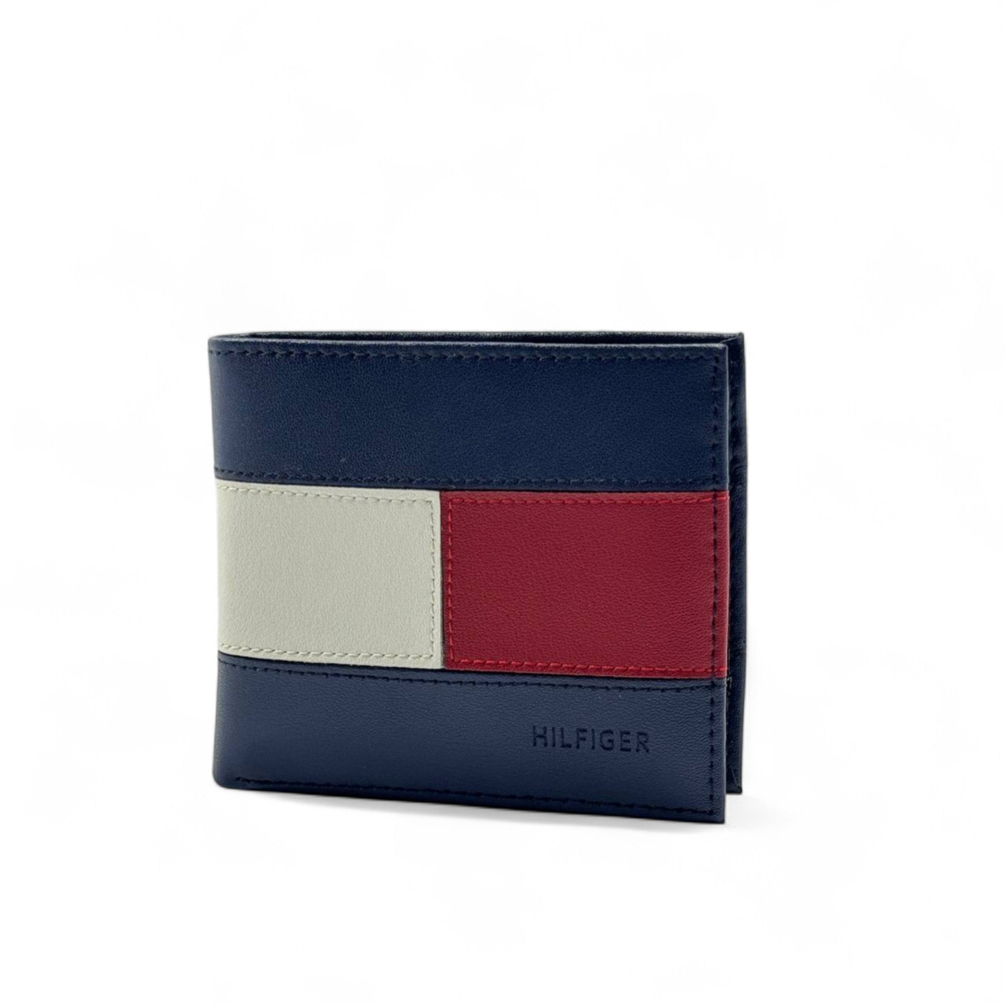 Tommy Hilfiger Colorblock Flag Wallet – Signature Edition 🇺🇸🟥🧢