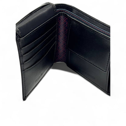 Tommy Hilfiger Classic Black Leather Wallet – EST. 1985 🖤✨