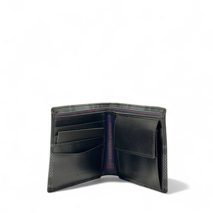 Tommy Hilfiger Black Checkered Print Wallet 🖤🧵