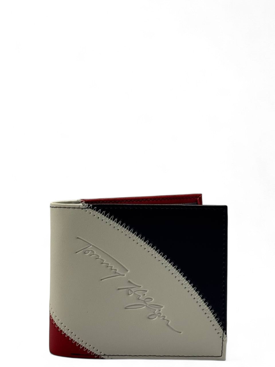 Tommy Hilfiger Signature Curve Stitch Wallet ✒️🇺🇸