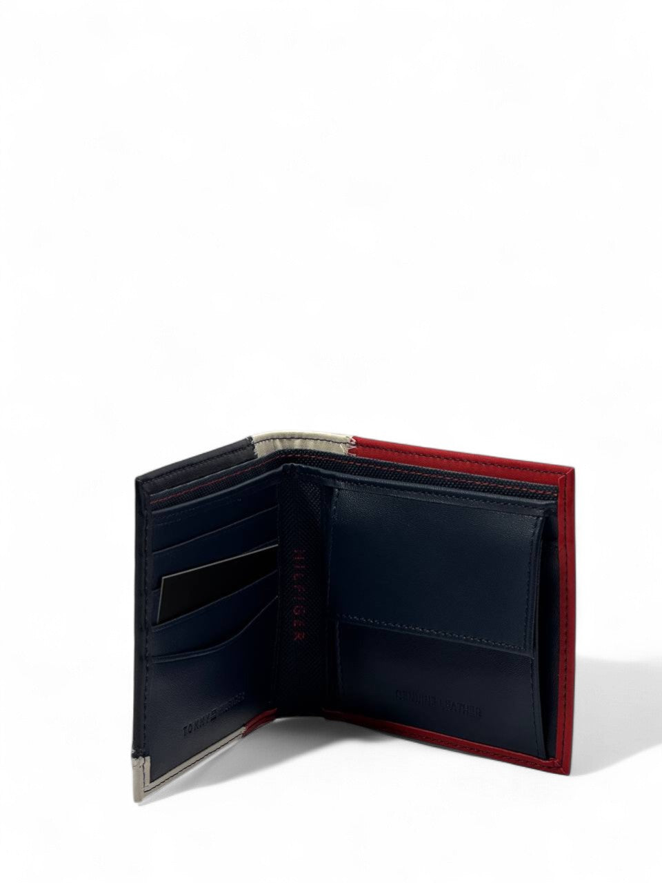 Tommy Hilfiger Signature Curve Stitch Wallet ✒️🇺🇸