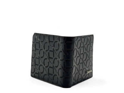 Calvin Klein Diagonal Embossed Logo Wallet 🖤🧩