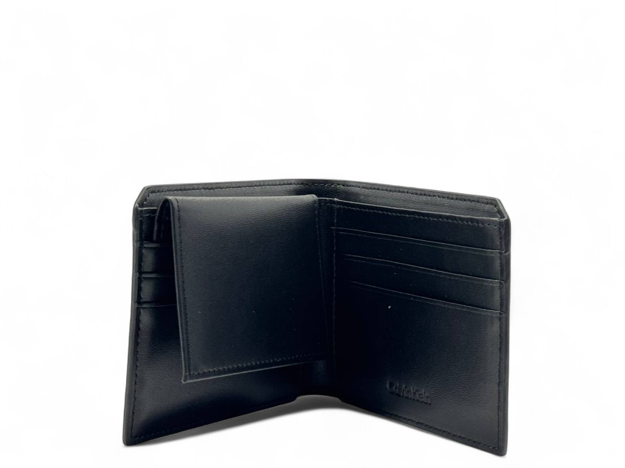 Calvin Klein Diagonal Embossed Logo Wallet 🖤🧩