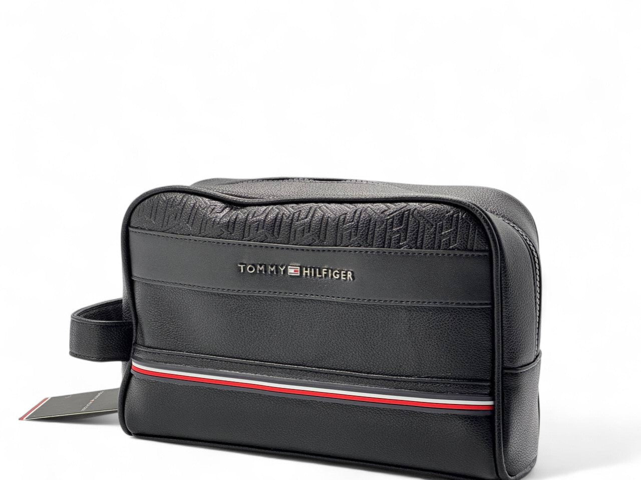 Tommy Hilfiger Signature Toiletry Bag – Black Elegance 🖤🇺🇸