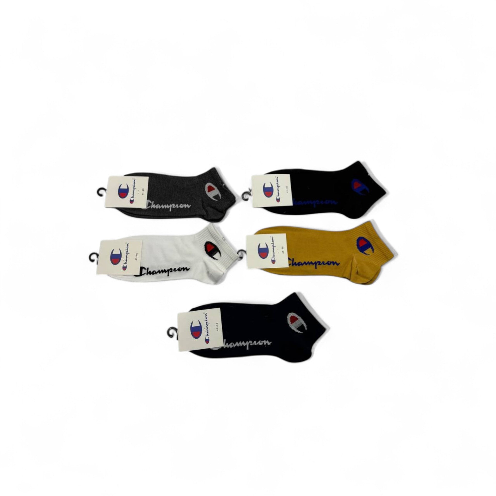 Champion Ankle Socks 5-Pack 🏆 | Colorful Comfort for Everyday Style
