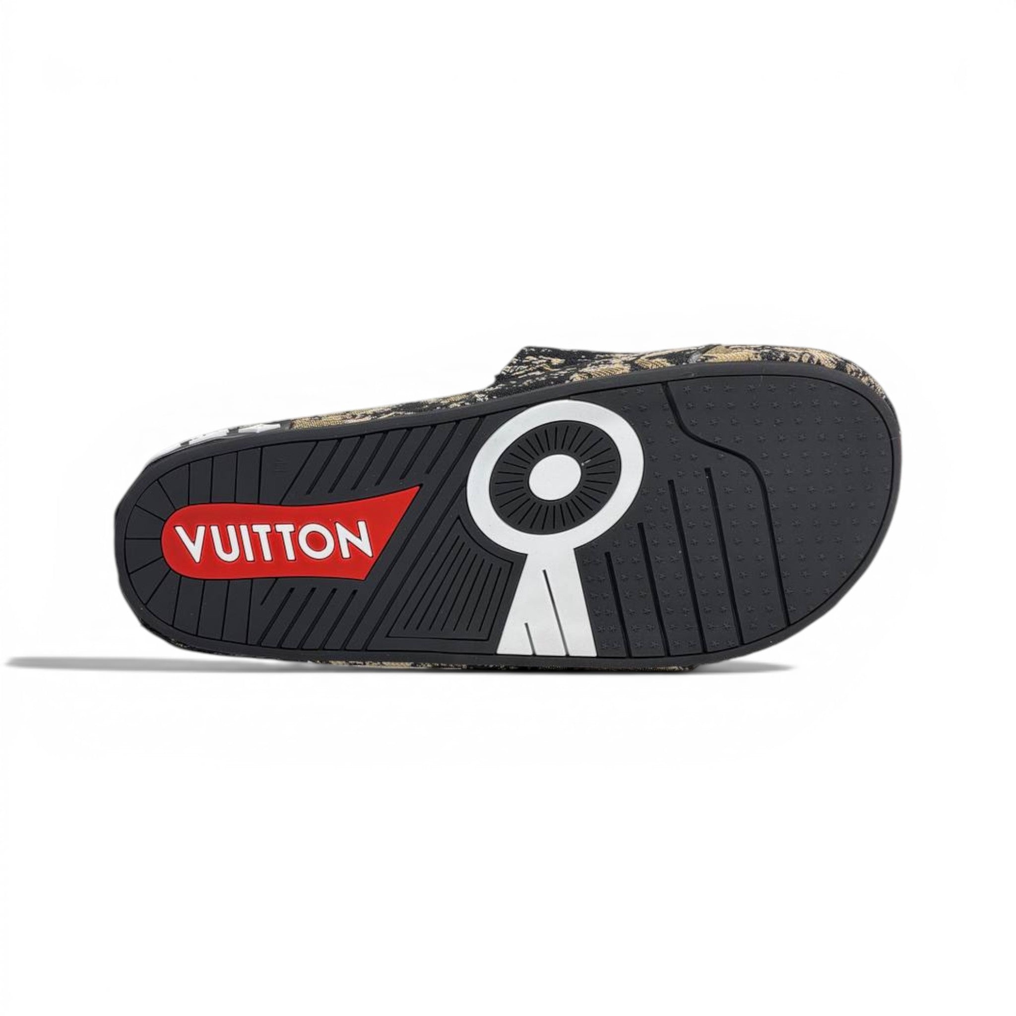 Louis Vuitton Monogram Inspired Slide Sandals – Luxury Designer Comfort Slippers ✨🖤