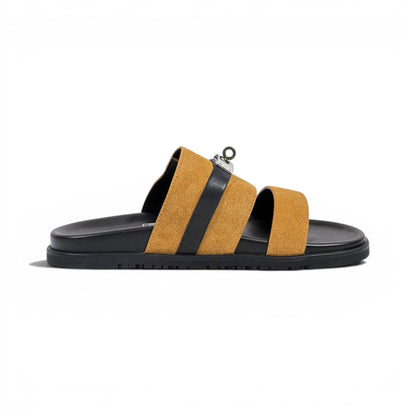 Hermès Brown Luxury Slide Sandals – Premium Designer Summer Slippers 🤎✨