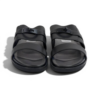 Hermès Black Luxury Slide Sandals – Premium Designer Summer Slippers 🖤✨