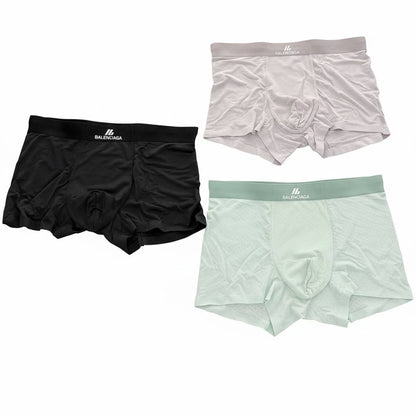 Balenciaga Premium Boxer Briefs Set – Luxury Comfortable Men Underwear Collection 🖤🤍💚