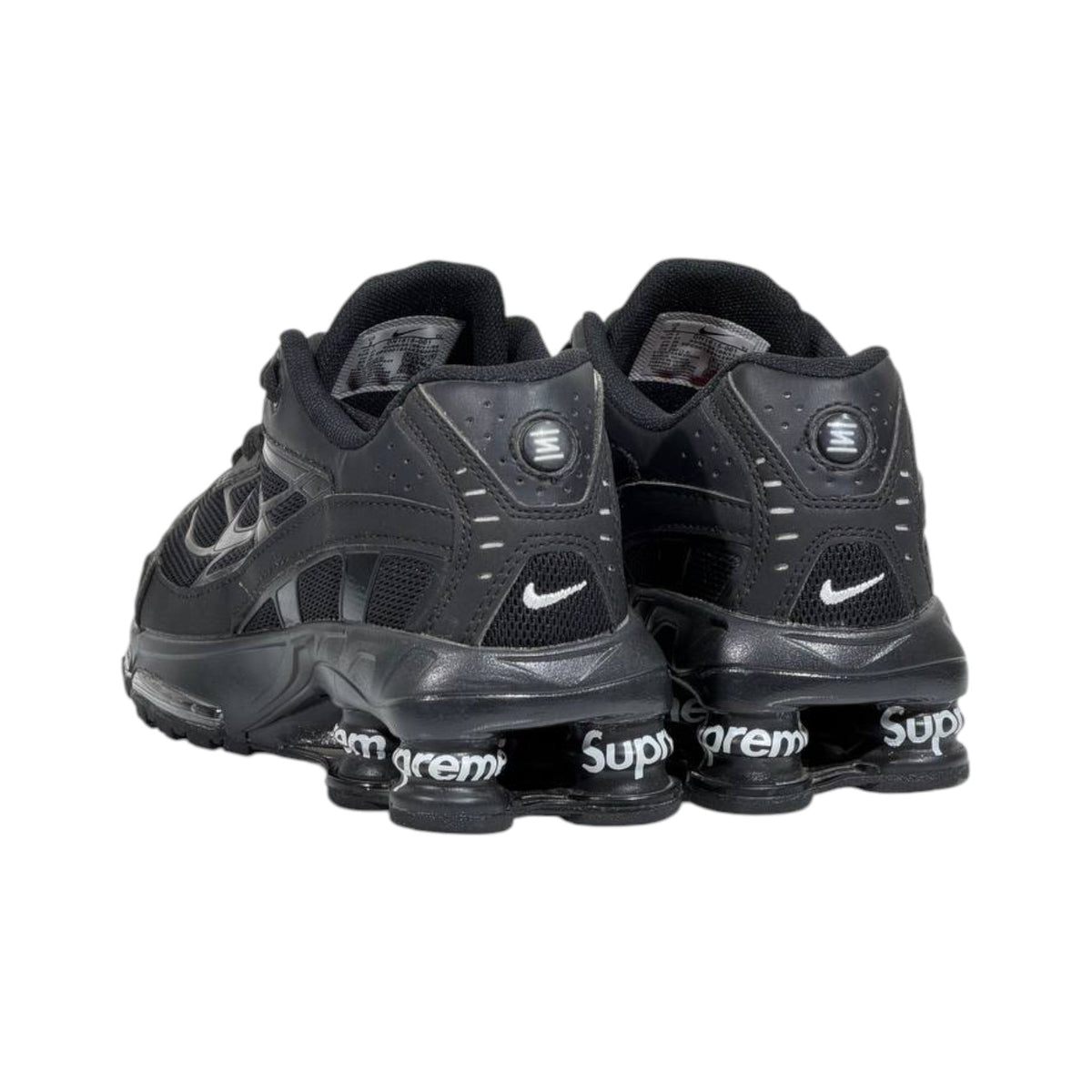 🔥👟 Nike Shox Ride 2 x Supreme Triple Black Limited Edition Sneakers – Premium Streetwear Cushion Running Shoes 🖤⚡