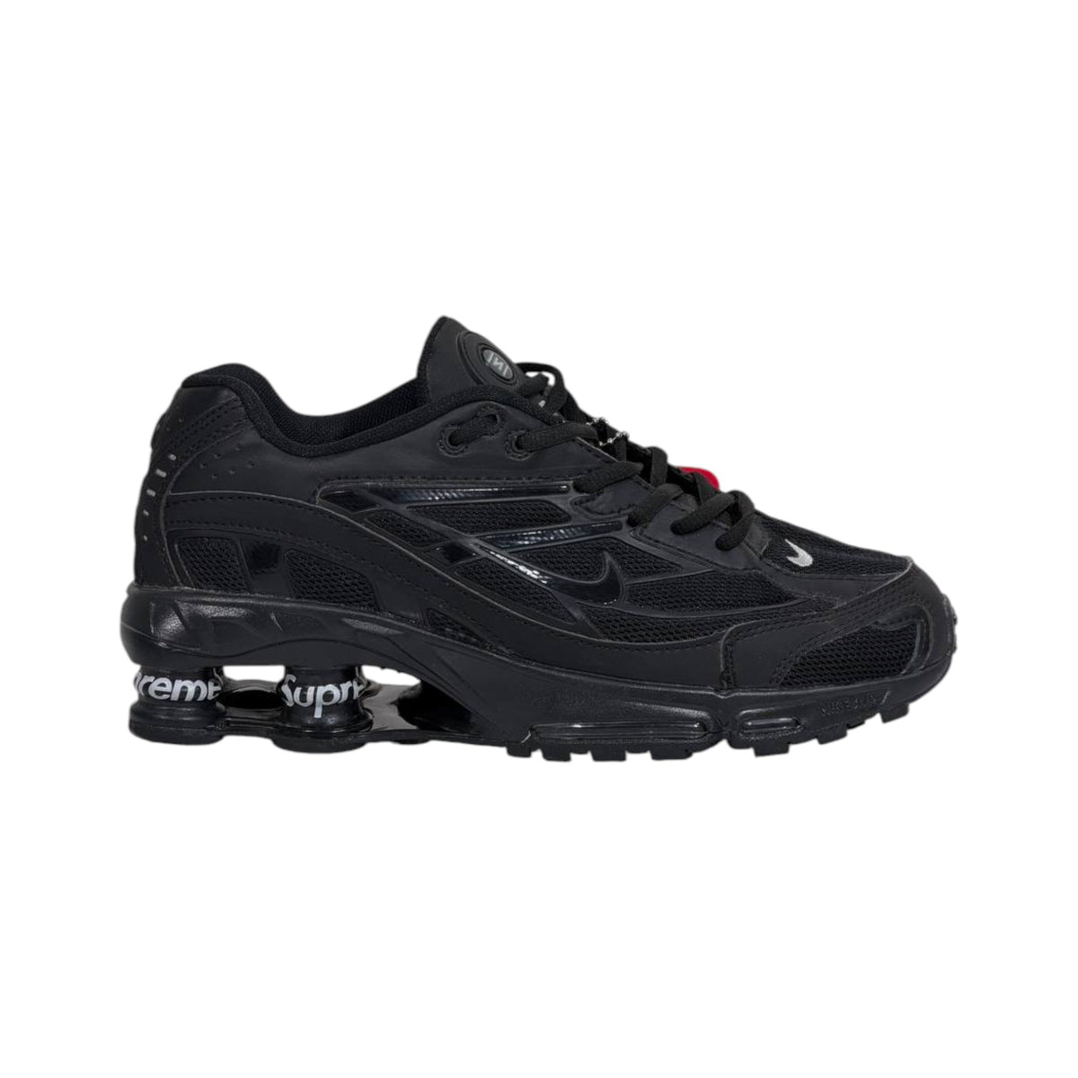 🔥👟 Nike Shox Ride 2 x Supreme Triple Black Limited Edition Sneakers – Premium Streetwear Cushion Running Shoes 🖤⚡