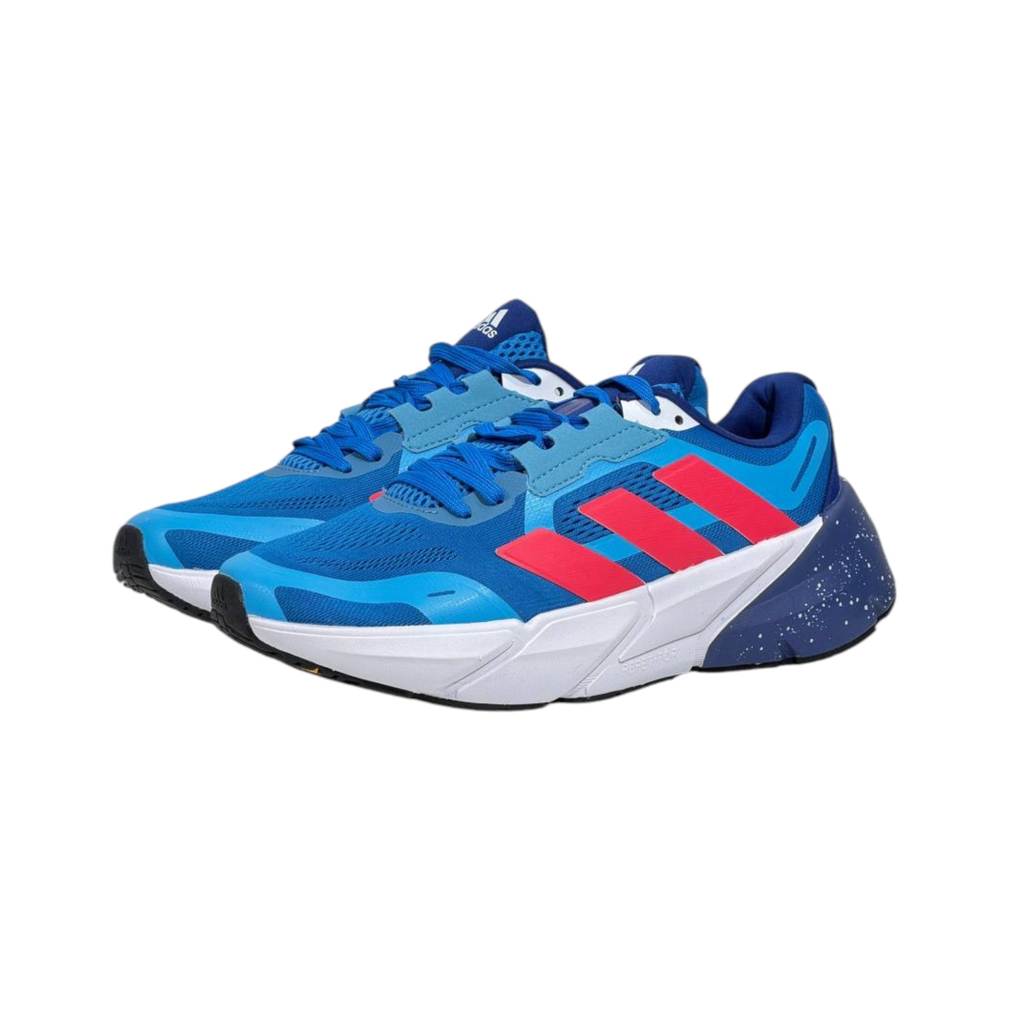 🔥⚡ Adidas Performance Running Sneakers Blue & Pink – Lightweight Sport Training Shoes 👟💙