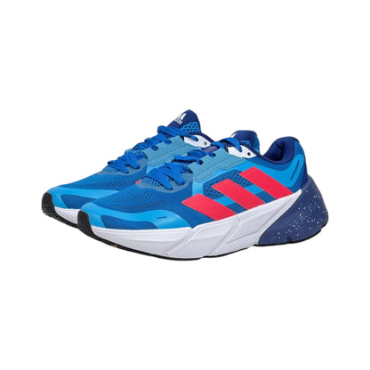 🔥⚡ Adidas Performance Running Sneakers Blue & Pink – Lightweight Sport Training Shoes 👟💙