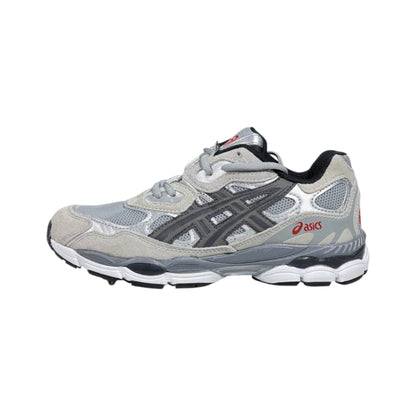 ⚡👟 ASICS GEL-NYC Silver Grey Retro Running Sneakers – Premium Y2K Streetwear Shoes 🔥🩶