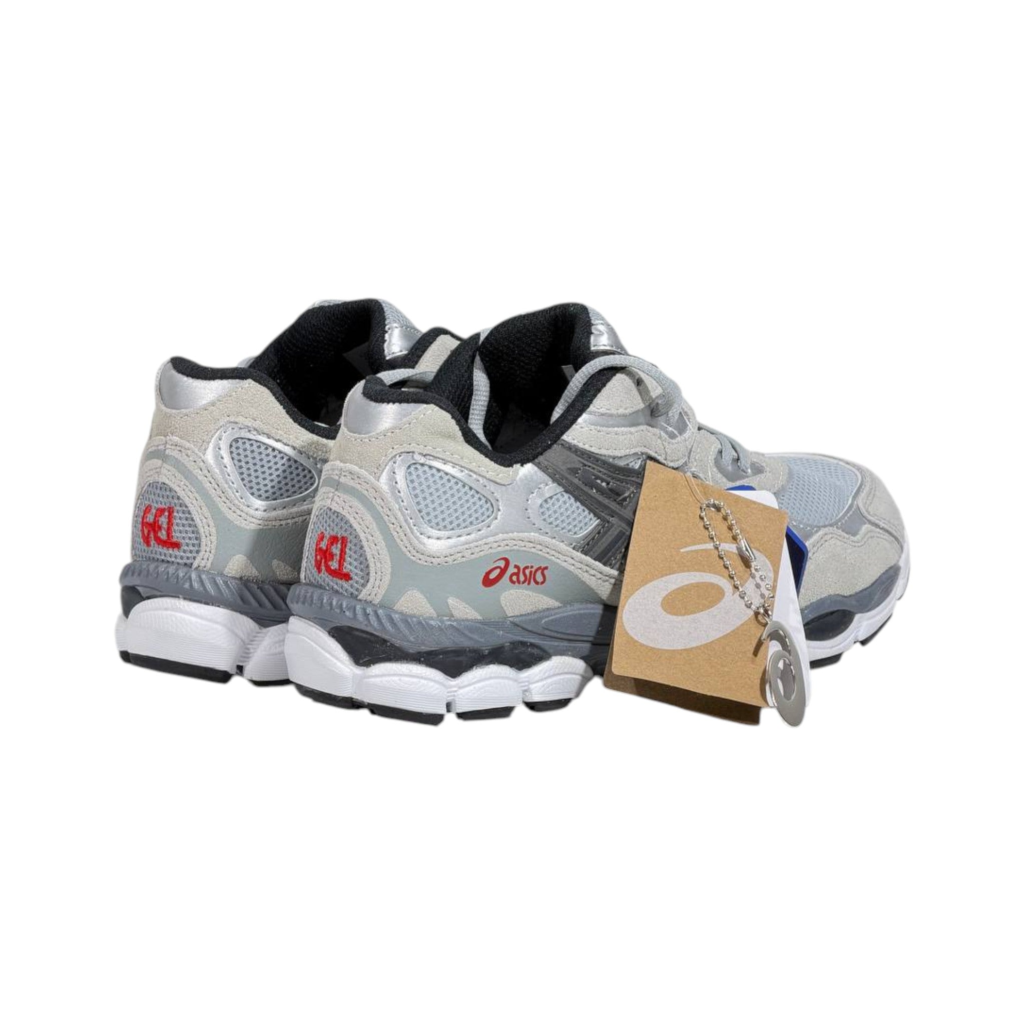 ⚡👟 ASICS GEL-NYC Silver Grey Retro Running Sneakers – Premium Y2K Streetwear Shoes 🔥🩶