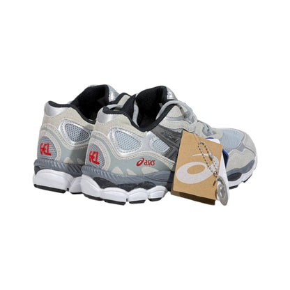 ⚡👟 ASICS GEL-NYC Silver Grey Retro Running Sneakers – Premium Y2K Streetwear Shoes 🔥🩶